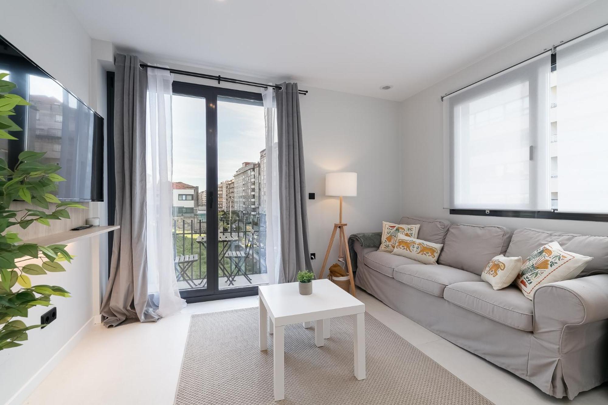 Elegante Y Luminoso En Vigo - Apto 6 By Cabana Rentals المظهر الخارجي الصورة